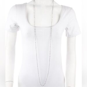 Jemma Wynne Gray Diamond Beaded Necklace